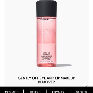 Mac gently off eye and lip makeup remover NEW